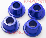 ZETA - ZE37-0322 - Rubber Killer Handlebar Aluminum Bushings, Blue