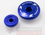 ZETA ZE89-1422 Blue Engine Plugs Yamaha YZ450F 06-09, YFZ450 04-05, WR250F 03-14