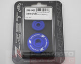 ZETA ZE89-1422 Blue Engine Plugs Yamaha YZ450F 06-09, YFZ450 04-05, WR250F 03-14