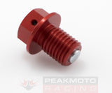 ZETA ZE58-1523 Magnetic Drain Plug Red M12x15mm 1.5 Pitch Kawasaki KLX110 KLX125
