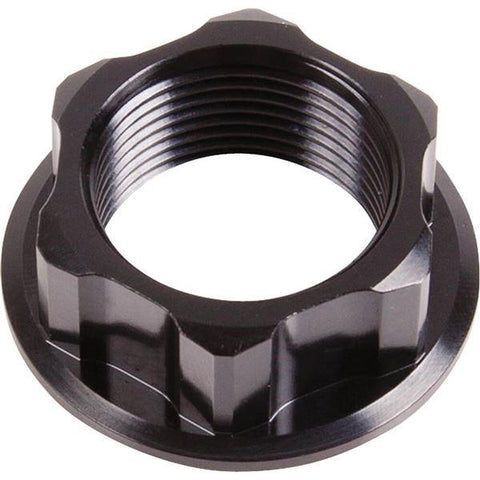 ZETA ZE58-2121 BLACK Anodized Aluminum Steering Stem Nut M24x30x12mm 1.00 Pitch