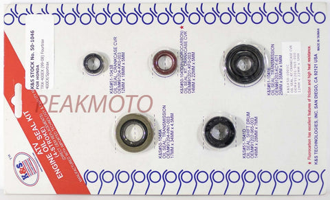 Honda TRX400EX 1999-2008, TRX400X 2009-2014 Engine Oil Seal Kit K&S 50-1046