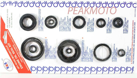 Yamaha YZ250 1999-2016 G/X Complete Engine Oil Kit K&S Technologies 51-4005
