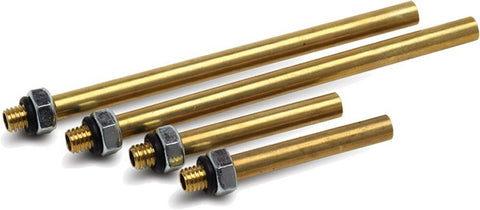 Motion Pro 08-0040 6mm x P1.0mm Brass Carb Adapter Set (2 Short/2 Long)