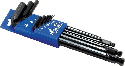 Motion Pro 08-0185 Ball End Hex Set Sizes 1.5, 2, 2.5, 3, 4, 5, 6, 8, 10mm