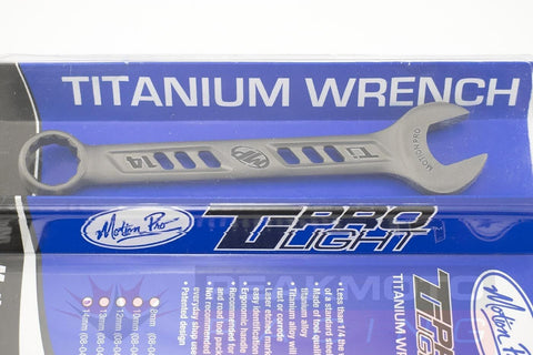 Motion Pro 08-0465 TiProlight Titanium Combination Wrench, 14mm