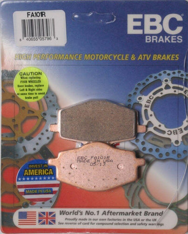 EBC - FA101R R Series Sintered Brake Pads Yamaha TTR225 99-03, XT225 92-00 FRONT