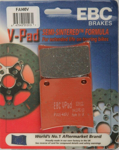 EBC FA146V Touring Bike Semi-Sintered V Brake Pads