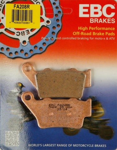 EBC - FA208R - R Series Sintered Brake Pads - Made In USA