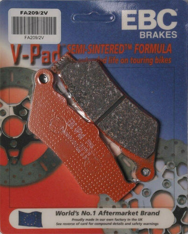 EBC FA209/2V Touring Bike Semi-Sintered V Brake Pads