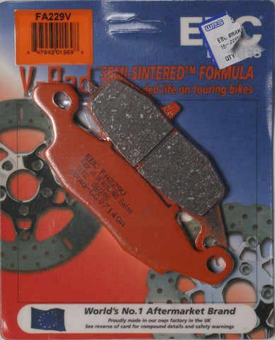 EBC FA229V Touring Bike Semi-Sintered V Brake Pads