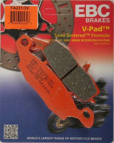 EBC FA231/3V Touring Bike Semi-Sintered V Brake Pads