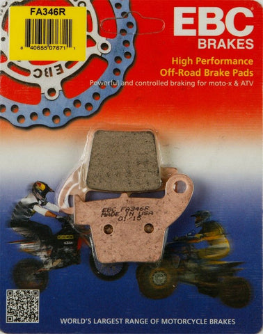 EBC FA346R R Sintered Brake Pads Honda CR125R CR250R 02-07, CRF150R 07-14 REAR