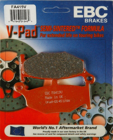 EBC FA419V Touring Bike Semi-Sintered V Brake Pads