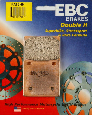 EBC - FA63HH - Double-H Sintered Brake Pads - Made In USA