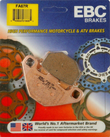 EBC - FA67R - R Series Sintered Brake Pads - Made In USA