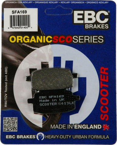 EBC SFA169 SFA Oragnic Scooter Brake Pads (Made In The UK)