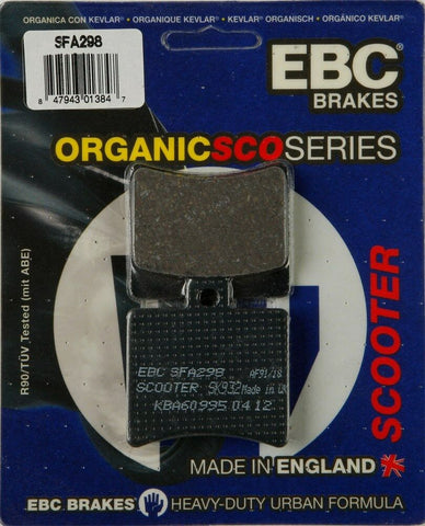 EBC SFA298 SFA Oragnic Scooter Brake Pads (Made In The UK)