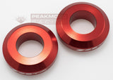 ZETA ZE93-2202 Fast Rear Wheel Spacers Red Kawasaki KX250F 04-17, KX450F 06-17