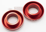 ZETA ZE93-2202 Fast Rear Wheel Spacers Red Kawasaki KX250F 04-17, KX450F 06-17