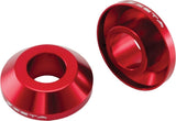 ZETA ZE93-2202 Fast Rear Wheel Spacers Red Kawasaki KX250F 04-17, KX450F 06-17