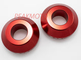 ZETA ZE93-2302 Rear Captive Wheel Spacers Red Suzuki RMZ250 04-17, RMZ450 08-17