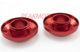 ZETA ZE93-2302 Rear Captive Wheel Spacers Red Suzuki RMZ250 04-17, RMZ450 08-17