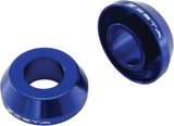 ZETA ZE93-2406 Fast Rear Captive Wheel Spacers Blue Yamaha YZ250F YZ450F 09-17