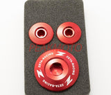 ZETA ZE89-1110 Engine Plugs, Red Honda CRF250R 2004-2009, CRF250X 2004-2017