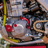 Honda CRF450R 2009-2014 Red Clutch Cable Guide ZETA - ZE94-0141