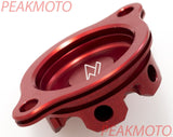 ZETA - ZE90-1033 Red Oil Filter Cover Honda CRF150R 2007-2017 Anodized Aluminum