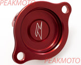 ZETA - ZE90-1033 Red Oil Filter Cover Honda CRF150R 2007-2017 Anodized Aluminum