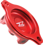 ZETA - ZE90-1033 Red Oil Filter Cover Honda CRF150R 2007-2017 Anodized Aluminum