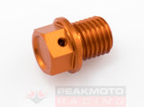 ZETA - ZE58-1517 - Magnetic Drain Plug, Orange M12x12mm 1.5mm Pitch