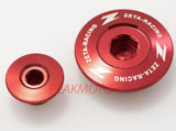 ZETA - ZE89-1120 RED Engine Plugs Honda CRF150R CRF250R CRF450R CRF450X TRX400EX