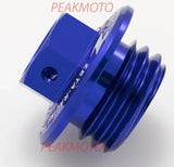 ZETA ZE89-2112 BLUE Oil Filler Plug YZ80 YZ85 YZ125 YZ250 YZ250F YZ450F YFZ450