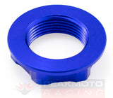 ZETA - ZE58-2252 Blue Anodized Aluminum Steering Stem Nut M24x32x12mm 1.00 Pitch