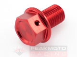 ZETA - ZE58-1223 - Magnetic Drain Plug, Red M10x15mm 1.25mm Pitch