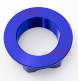 ZETA - ZE58-2222 Blue Anodized Aluminum Steering Stem Nut M24x30x14mm 1.50 Pitch