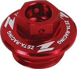 ZETA - ZE89-2210 - Oil Filler Plug Red Suzuki RM80 RM85 01-16, RM125 RM250 01-08