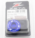 ZETA - ZE89-2212 Oil Filler Plug Blue Suzuki RM80 RM85 01-16, RM125 RM250 01-08