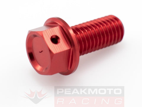 ZETA - ZE58-1343 - Magnetic Drain Plug, Red M10x22mm 1.5mm Pitch