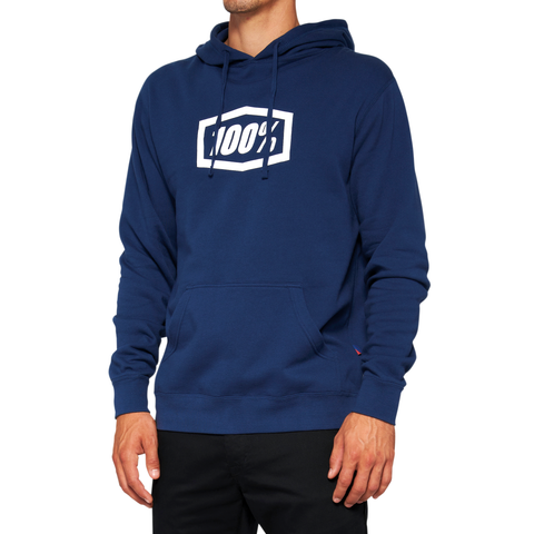 ICON PULLOVER HOODIE NAVY SM