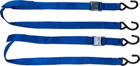 1.5" X 6' TIE-DOWN BLUE 2/PK