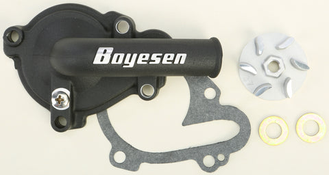 WATERPUMP COVER & IMPELLER KIT BLACK