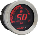 HD-02 SERIES GAUGE KIT SILVER BEZEL OIL TEMP