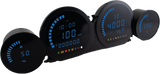 4 PIECE BLUE LED GAUGES `14-22 FLHT FLHX FLTR