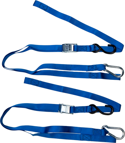 1" X 6' TIE-DOWN SOFT-TIE BLUE 2/PK