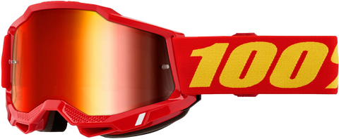 ACCURI 2 JUNIOR GOGGLE RED MIRROR RED LENS