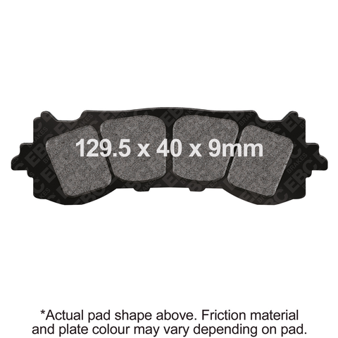 BRAKE PADS FA717HH DOUBLE-H SINTERED